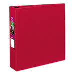Durable Non-View Binder With Durahinge And Slant Rings, 3 Rings, 2" Capacity, 11 X 8.5, Red