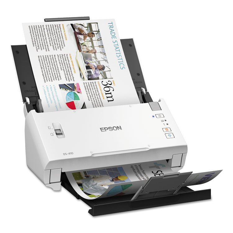 Ds-410 Document Scanner, 600 Dpi Optical Resolution, 50-Sheet Duplex Auto Document Feeder