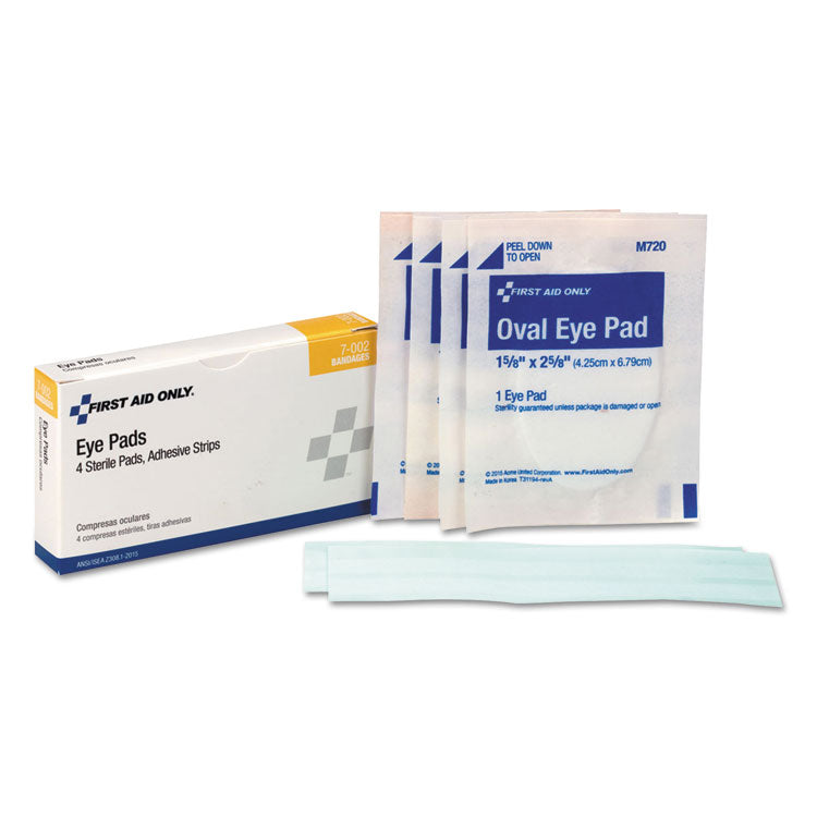 First Aid Kit Refill, 8 Pieces, 4/Box