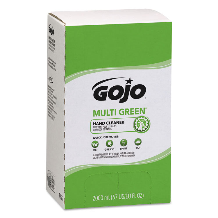 MULTI GREEN Hand Cleaner, Refill for PRO TDX Push Style Dispenser, Citrus Solvent with Natural Pumice, 2,000 mL, 4/Carton