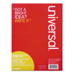 Filler Paper, 3-Hole, 8 X 10.5, Wide/legal Rule, 200/pack