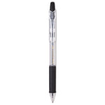 R.s.v.p. Rt Ballpoint Pen, Retractable, Medium 1 Mm, Black Ink, Clear Barrel, Dozen