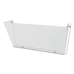 Unbreakable DocuPocket Wall File, Letter Size, 14.5" x 3" x 6.5", Clear
