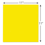 Big Notes, Unruled, 11 x 11, Yellow, 30 Sheets