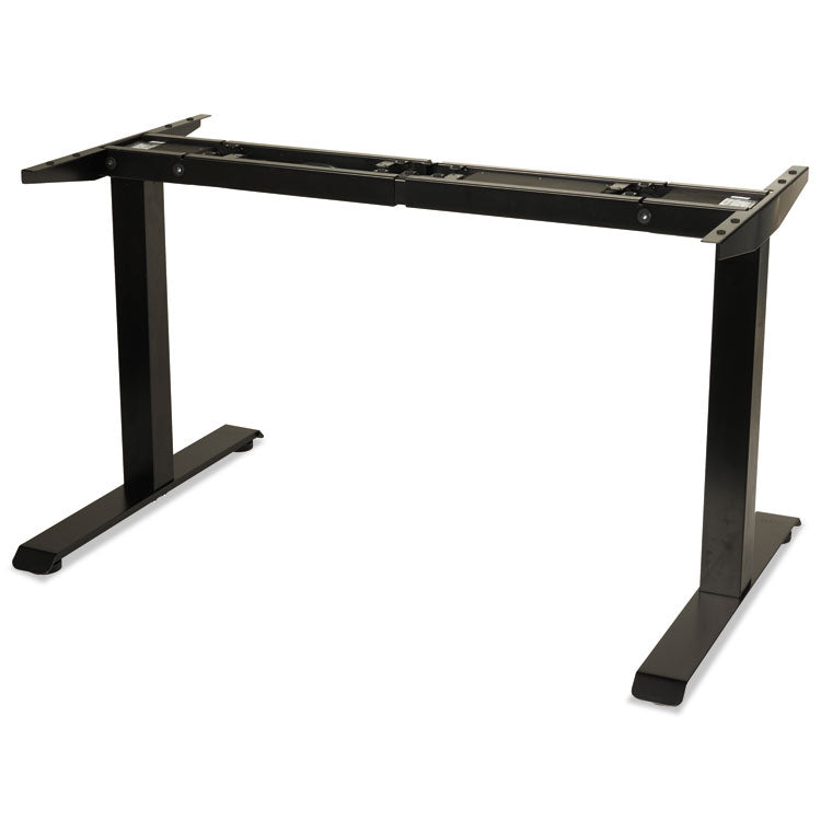 Alera AdaptivErgo Sit-Stand Two-Stage Electric Height-Adjustable Table Base, 48.06" x 24.35" x 27.5" to 47.2", Black