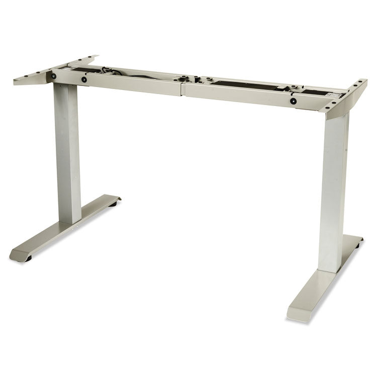 Alera AdaptivErgo Sit-Stand Two-Stage Electric Height-Adjustable Table Base, 48.06" x 24.35" x 27.5" to 47.2", Gray