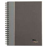 Royale Wirebound Business Notebooks, 1-Subject, Medium/College Rule, Black/Gray Cover, (96) 8.25 x 5.88 Sheets