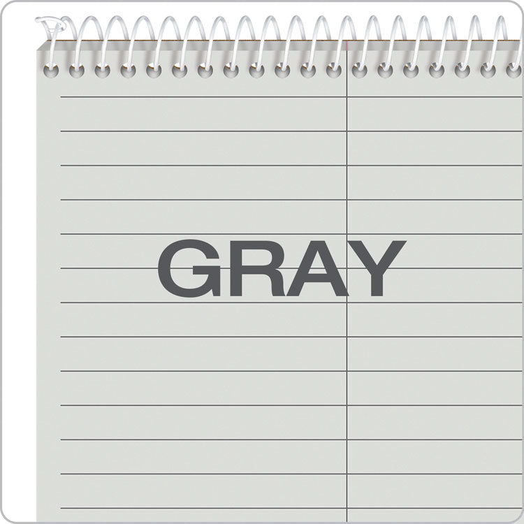 Prism Steno Pads, Gregg Rule, Gray Cover, 80 Gray 6 X 9 Sheets, 4/pack