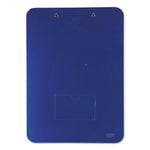 Unbreakable Recycled Clipboard, 0.25" Clip Capacity, Holds 8.5 x 11 Sheets, Blue