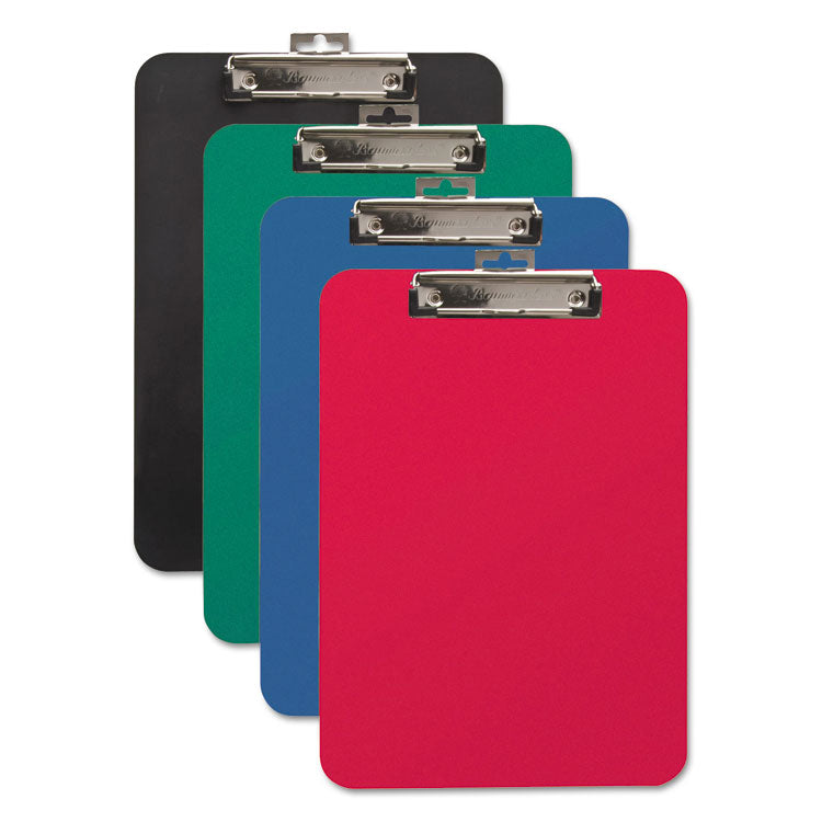 Unbreakable Recycled Clipboard, 0.25" Clip Capacity, Holds 8.5 x 11 Sheets, Green