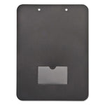Unbreakable Recycled Clipboard, 0.5" Clip Capacity, Holds 8.5 x 11 Sheets, Black