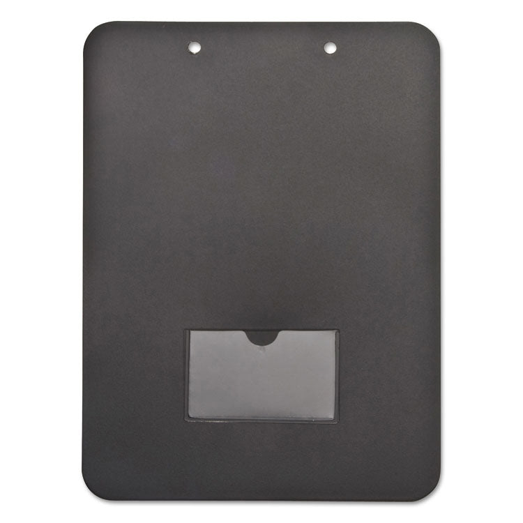 Unbreakable Recycled Clipboard, 0.5" Clip Capacity, Holds 8.5 x 11 Sheets, Black