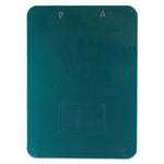 Unbreakable Recycled Clipboard, 0.25" Clip Capacity, Holds 8.5 x 11 Sheets, Green