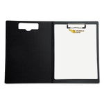Portfolio Clipboard with Low-Profile Clip, Portrait Orientation, 0.5" Clip Capacity, Holds 8.5 x 11 Sheets, Blue