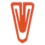 Plastiklips Paper Clips, Medium, Smooth, Assorted Colors, 500/Box