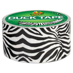 Colored Duct Tape, 3" Core, 1.88" X 10 Yds, Black/white Zebra