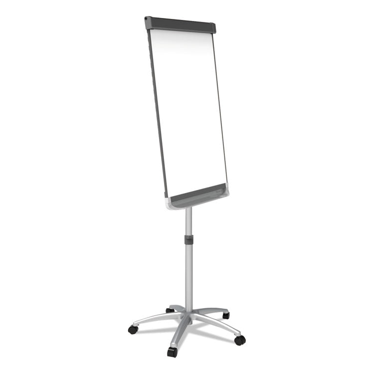 Prestige 2 Mobile Presentation Easel with Extendable Easel Pad Arms, 36" x 24", White Surface, Black/Gray Metal/Plastic Frame