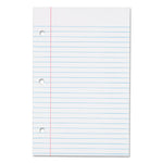Filler Paper, 3-Hole, 5.5 X 8.5, Medium/college Rule, 100/pack
