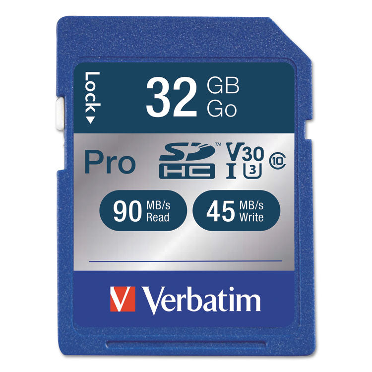 32gb Pro 600x Sdhc Memory Card, Uhs-I V30 U3 Class 10