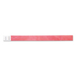 Security Wristbands, Sequentially Numbered, 10" x 0.75", Red, 100/Pack