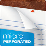 "The Legal Pad" Ruled Perforated Pads, Narrow Rule, 50 White 5 X 8 Sheets, Dozen