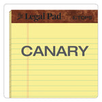 "The Legal Pad" Ruled Perforated Pads, Narrow Rule, 50 Canary-Yellow 5 X 8 Sheets, Dozen