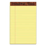 "The Legal Pad" Ruled Perforated Pads, Narrow Rule, 50 Canary-Yellow 5 X 8 Sheets, Dozen