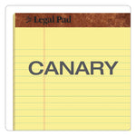 "The Legal Pad" Ruled Perforated Pads, Wide/legal Rule, 50 Canary-Yellow 8.5 X 11 Sheets, 3/pack
