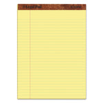 "The Legal Pad" Ruled Perforated Pads, Wide/legal Rule, 50 Canary-Yellow 8.5 X 11.75 Sheets, Dozen
