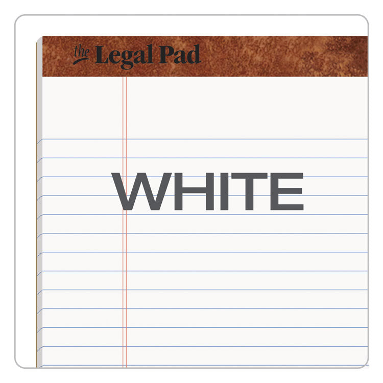 "The Legal Pad" Ruled Perforated Pads, Wide/legal Rule, 50 White 8.5 X 11.75 Sheets, Dozen