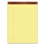 "The Legal Pad" Ruled Perforated Pads, Wide/legal Rule, 50 Canary-Yellow 8.5 X 11.75 Sheets, Dozen