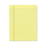"The Legal Pad" Glue Top Pads, Wide/legal Rule, 50 Canary-Yellow 8.5 X 11 Sheets, 12/pack