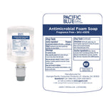 Pacific Blue Ultra Foam Soap Manual Dispenser Refill, Antimicrobial, Unscented, 1,200 mL, 4/Carton