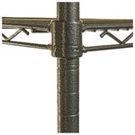 Wire Shelving Starter Kit, Four-Shelf, 36w X 24d X 72h, Black Anthracite