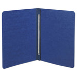 Presstex Report Cover With Tyvek Reinforced Hinge, Side Bound, Two-Piece Prong Fastener, 3" Capacity, 8.5 X 11, Dark Blue