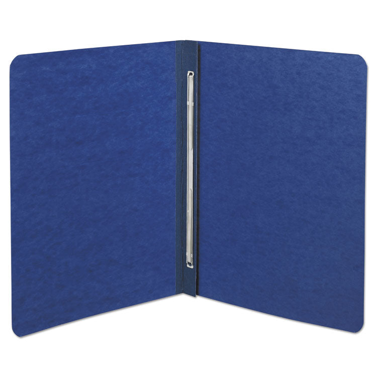 Presstex Report Cover With Tyvek Reinforced Hinge, Side Bound, Two-Piece Prong Fastener, 3" Capacity, 8.5 X 11, Dark Blue