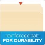 Manila Fastener Folders, Straight Tabs, 1 Fastener, Letter Size, Manila Exterior, 50/Box