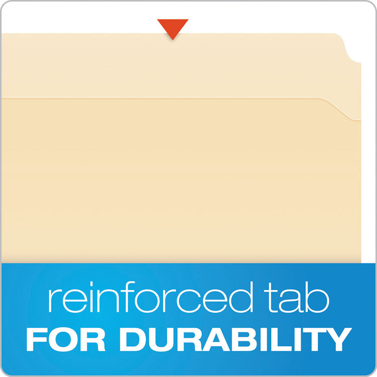 Manila Fastener Folders, 1/3-Cut Tabs, 2 Fasteners, Letter Size, Manila Exterior, 50/Box