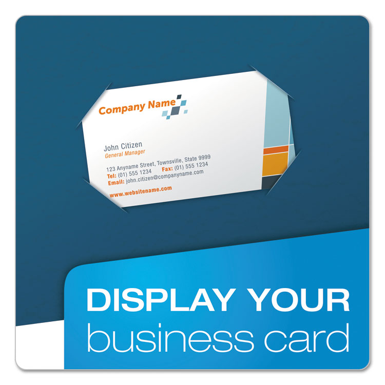 Twin-Pocket Folders With 3 Fasteners, 0.5" Capacity, 11 X 8.5, Blue, 25/box