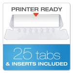 Extra Capacity Reinforced Hanging File Folders with Box Bottom, 1" Capacity, Legal Size, 1/5-Cut Tabs, Green, 25/Box