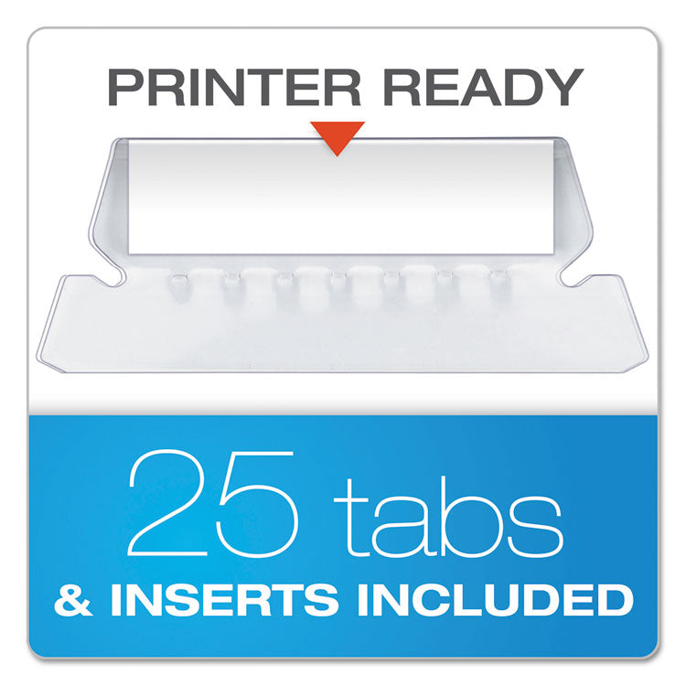 Colored Reinforced Hanging Folders, Letter Size, 1/5-Cut Tabs, Pink, 25/Box