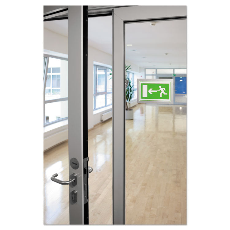 DURAFRAME Sign Holder, 5.5 x 8.5, Silver, 2/Pack