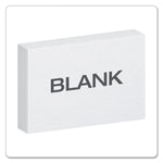 Unruled Index Cards, 4 X 6, White, 100/pack