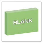 Unruled Index Cards, 4 X 6, Green, 100/pack
