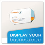 High Gloss Laminated Paperboard Folder, 100-Sheet Capacity, 11 X 8.5, White, 25/box