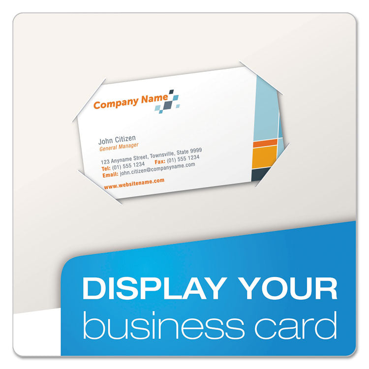 High Gloss Laminated Paperboard Folder, 100-Sheet Capacity, 11 X 8.5, White, 25/box