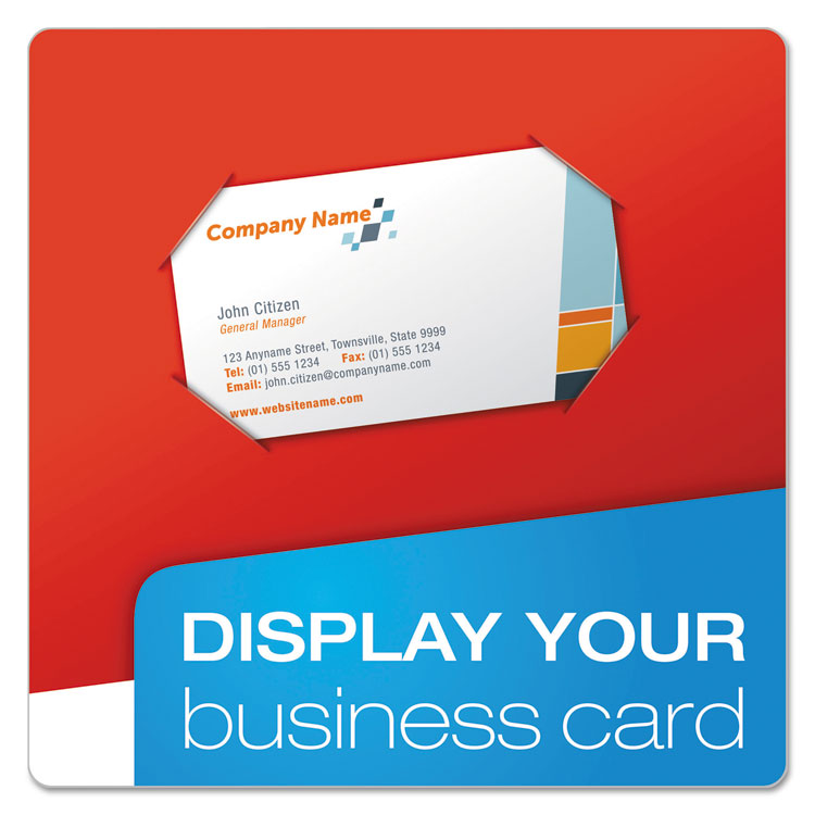 High Gloss Laminated Paperboard Folder, 100-Sheet Capacity, 11 X 8.5, Red, 25/box