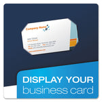 High Gloss Laminated Paperboard Folder, 100-Sheet Capacity, 11 X 8.5, Navy, 25/box