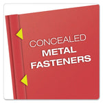 Clear Front Standard Grade Report Cover, Three-Prong Fastener, 0.5" Capacity, 8.5 X 11, Clear/assorted, 25/box