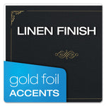 Certificate Holder, 11.25 x 8.75, Black, 5/Pack